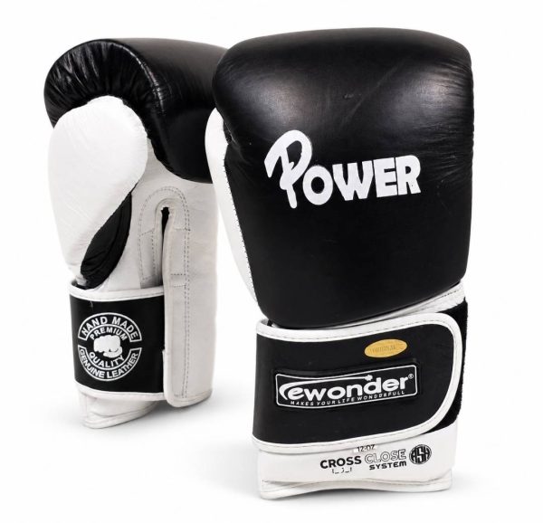 دستکش بوکس چرم حرفه ای پاور POWER - Image 3