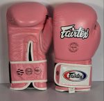 دستکش بوکس چرم فرتکس صورتی Fairtex - Image 2