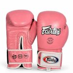 دستکش بوکس چرم فرتکس صورتی Fairtex