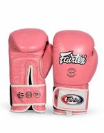 دستکش بوکس چرم فرتکس صورتی Fairtex