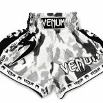 شورت مویتای و کیک بوکسینگ ونوم چریکی سفید VENUM