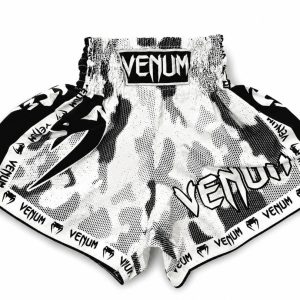 شورت مویتای و کیک بوکسینگ ونوم چریکی سفید VENUM